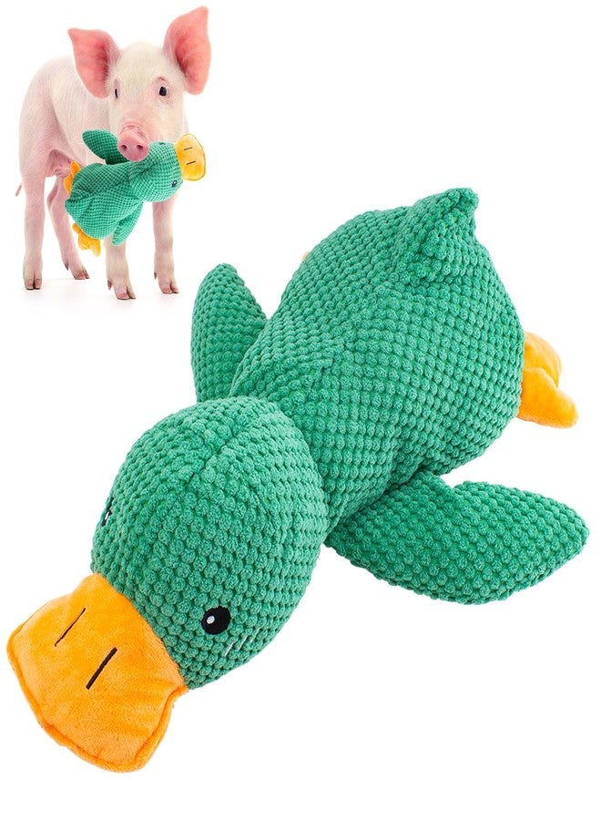OOXYG Pig Toy - Toys for Pigs, Duck Squeaky Pig Toy - Calming Duck Toys for Mini Pigs, Interactive Pig Chew Plush Enrichment Ducks for Pet Pigs Supplies to Keep Them Busy - Image 1